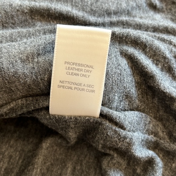 Rebecca Taylor burgundy leather quilted jacket with gun metal studs and  zips XS - Picture 6 of 6